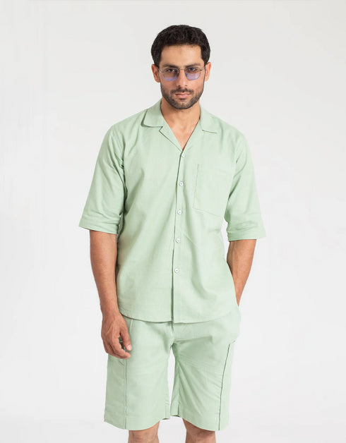 JACQUARD CHEST POCKET SHIRT